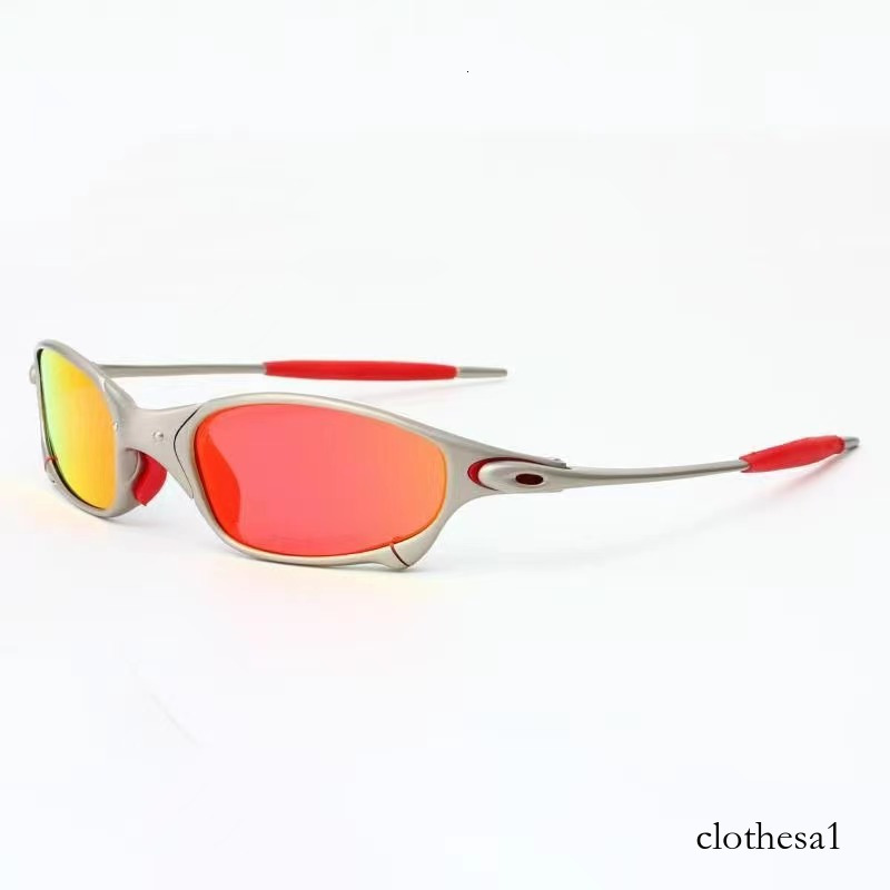 New Outdoor Silver Metal Frame Polarized Sunglasses for Men and Women Fashion Driving Sports Glasses