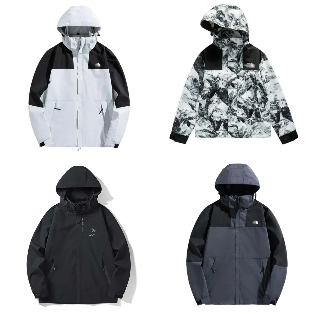 New 1990 Mountain Jacket Mens Designer Jacket Coat Caps Winter Autumn Stylist men Windbreaker Outerwear Zipper Hoodies Jackets Coats