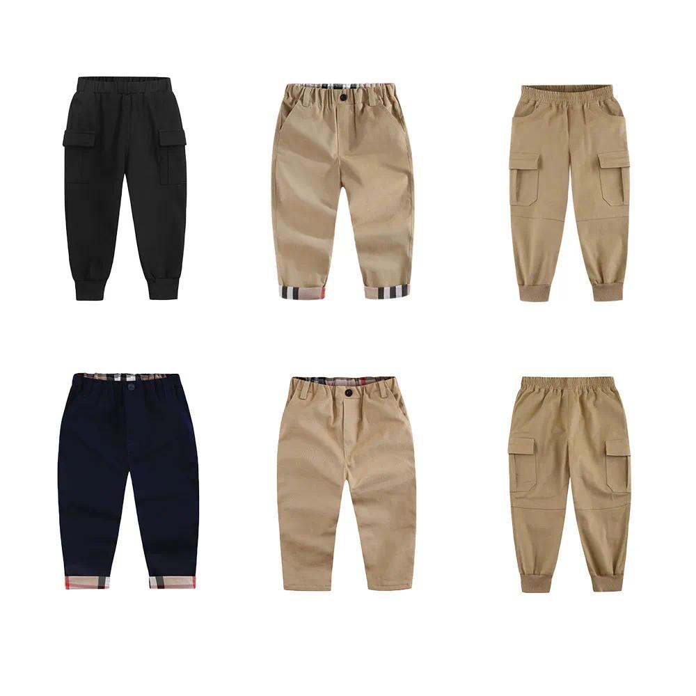 Designer Brand New 28y Summer Solid Color Children Pants for Baby Boys for Kids Child Casual Sport Harem Pants Jogging Trousers