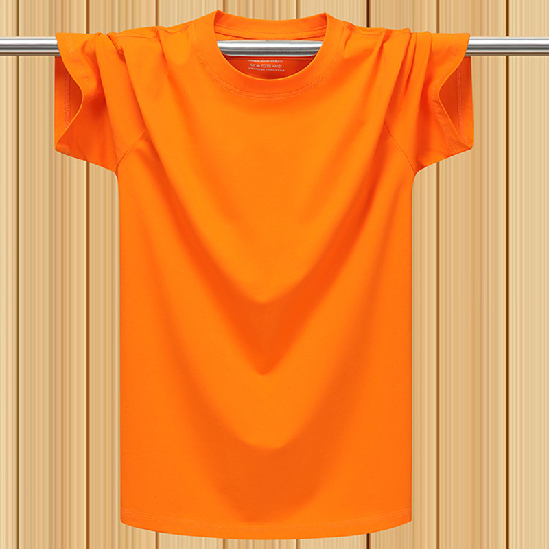 Summer cotton short-sleeved T-shirt, men's athletic sweatshirt, loose fit, plus size, half-sleeve top, women's style, dark green