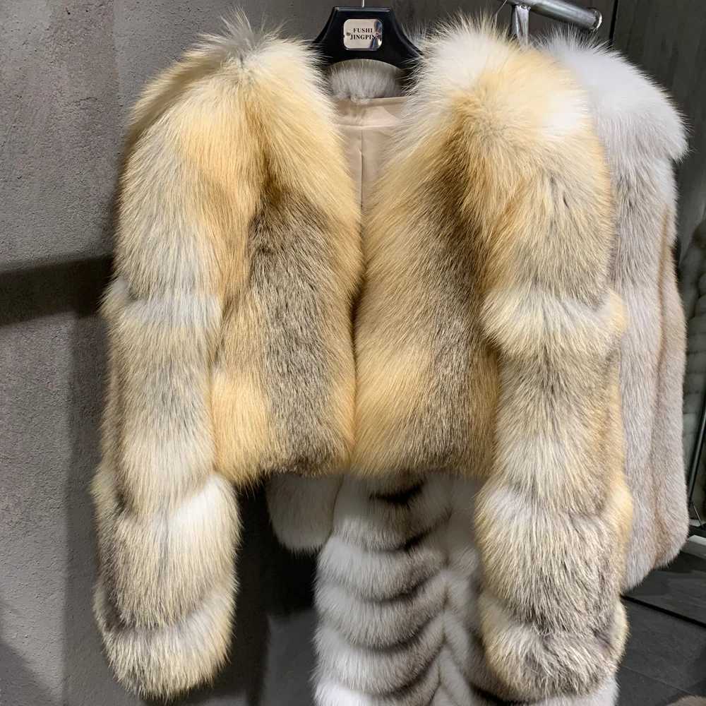 Women's Short Fur Jacket Ladies Natural Coat Female Winter Fur Cloth M260922