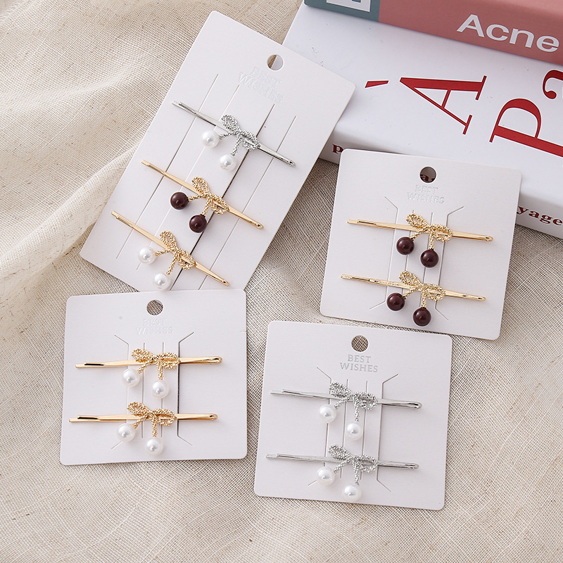 Sweet red cherry clip for women simple elegant design unique and stylish hair accessory wholesale from the original manufacturer