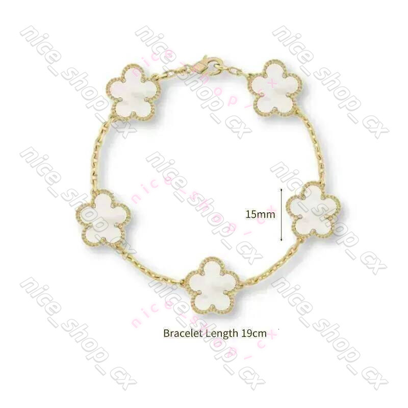 2026 New Hot Selling High Quality Natural Gemstone Four leaf clover bracelet Women Bracelet Luxury Jewelry vanlyness cleefjewelry No allergies no ru