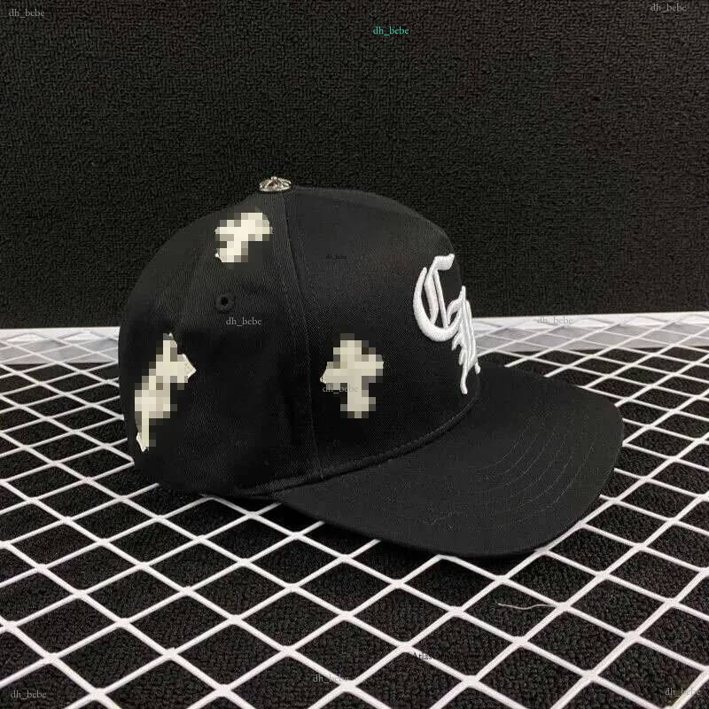 chapeau Noir Chrome Mode Hommes Femmes Classique Croix Casquette de Baseball Crème Solaire Chauffeur de Camion Chapeau À La Mode et à la mode cas