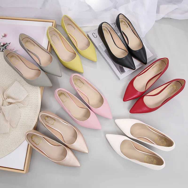 Scarpe eleganti di lusso Scarpe da donna Scarpe da sposa alte H Scarpe Wen Décolleté a spillo 5CM Décolleté in pelle Wan Big Size 42/43 High H J26