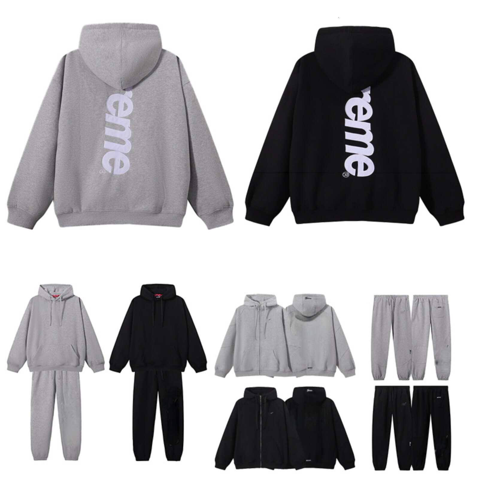 100% Cotton Designer Hoodie Men Su Label Classic Sweater Hoodie Set Loose Fashion Woman Jacket Neutral Sportswear Luxury Patch And Embroidery Top Qu