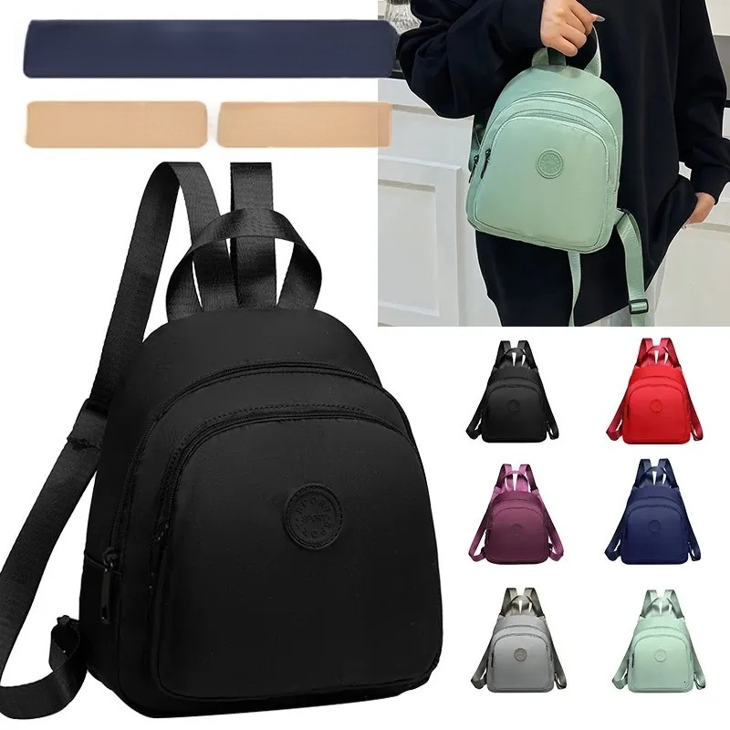 2026 New Unisex Mini Nylon Backpack Lightweight Water Resistant Casual Daily Travel School Small outdoor Daypack Shoulder Bag 260909 Free Shipping