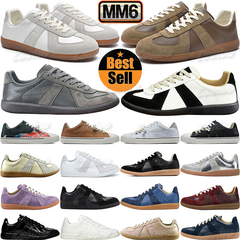 Designer Shoes Maison Gats Suede Gum Classic Margeilalies Sneakers Mens Womens Black White Grey Painter Nude Brown Chaussure Flat Foam Casual Shoes