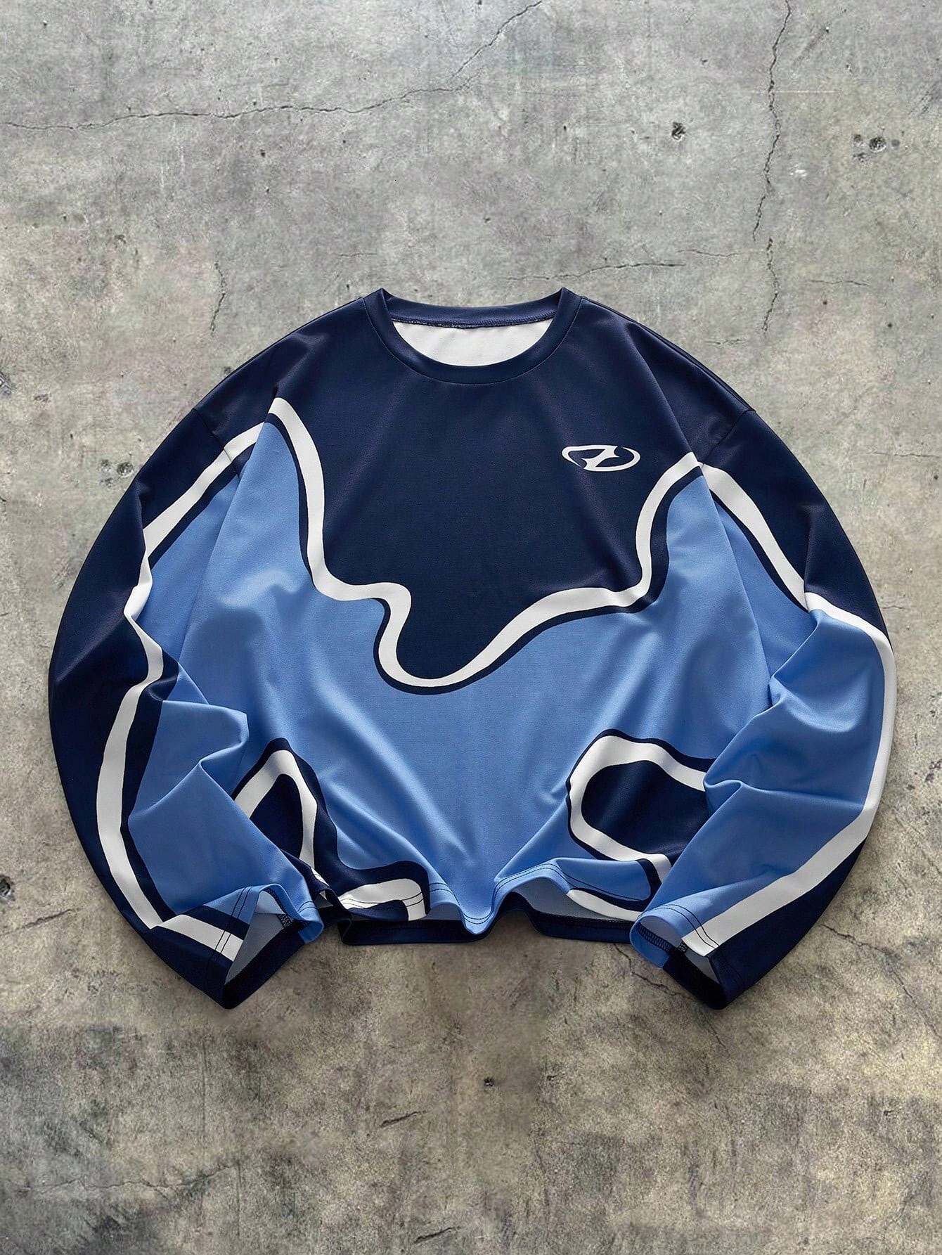 New men's long-sleeved T-shirt for Spring Autumn 2025 featuring street fashion and comfort with 3D pattern printing 26L0923