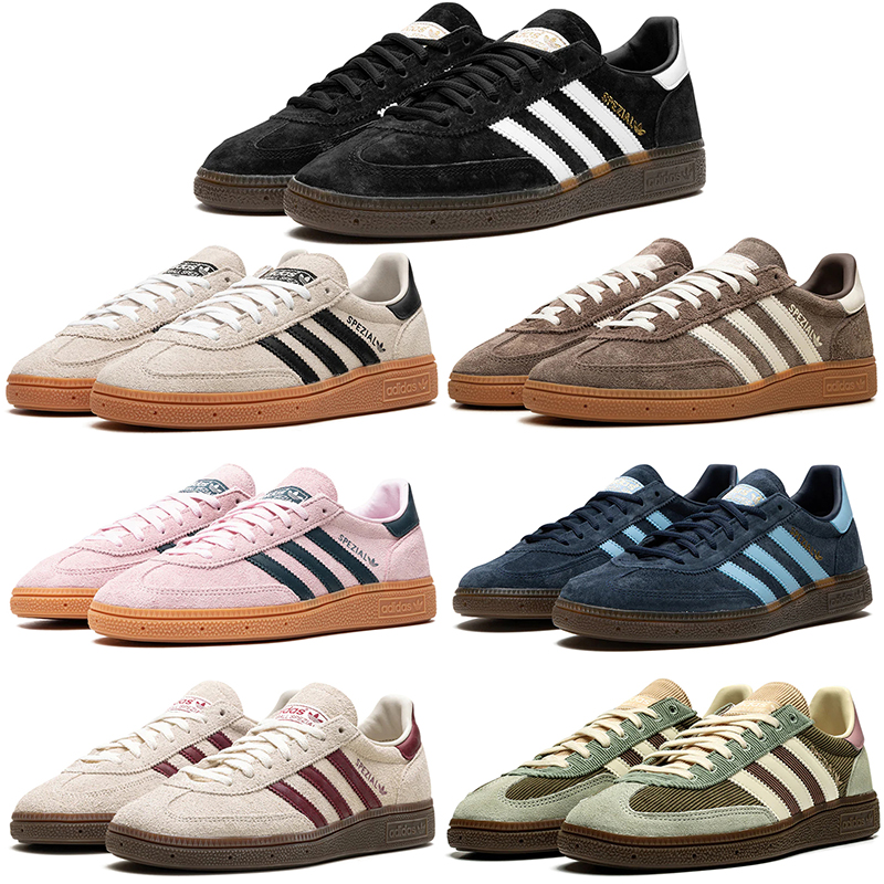 Adidas Handball Spezial shoes designer for men women trendy brown leopard point navy blue pink black white mens womens sneakers outdoor durable trai