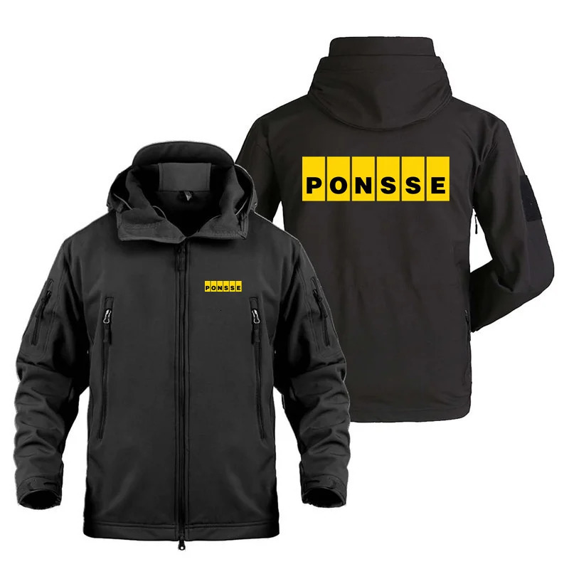 Outdoor Military Tactical Shark Skin Man Jackets Coats PONSSE Fleece Warm SoftShell Jackets for Men260921