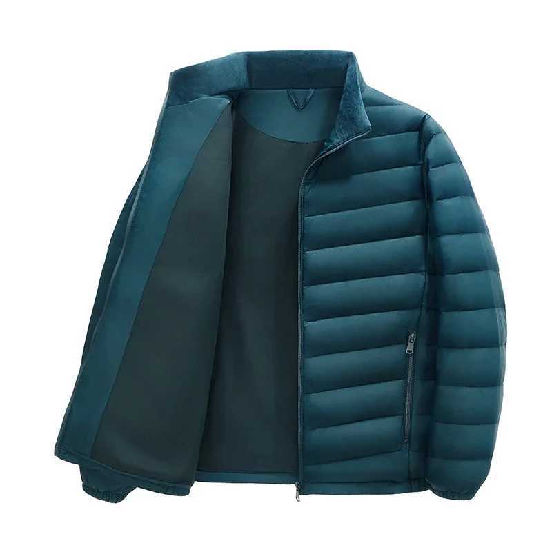 Down Parkas Hood Zip-up Men's Men Ultra Light Autumn Parkas New White Duck Men Outerwear Men Down Padded Jacket Lightweight Winter Puffer Coat