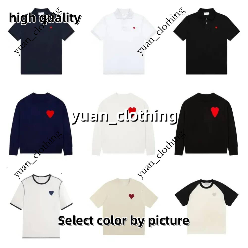 2026 10A Amiraly Men's Sweater Paris Designer Sweater Mens Tshirt Golf comfortable Polo Summer Tees Tops Women Cardigan Knitted Jumpers Sweatsh