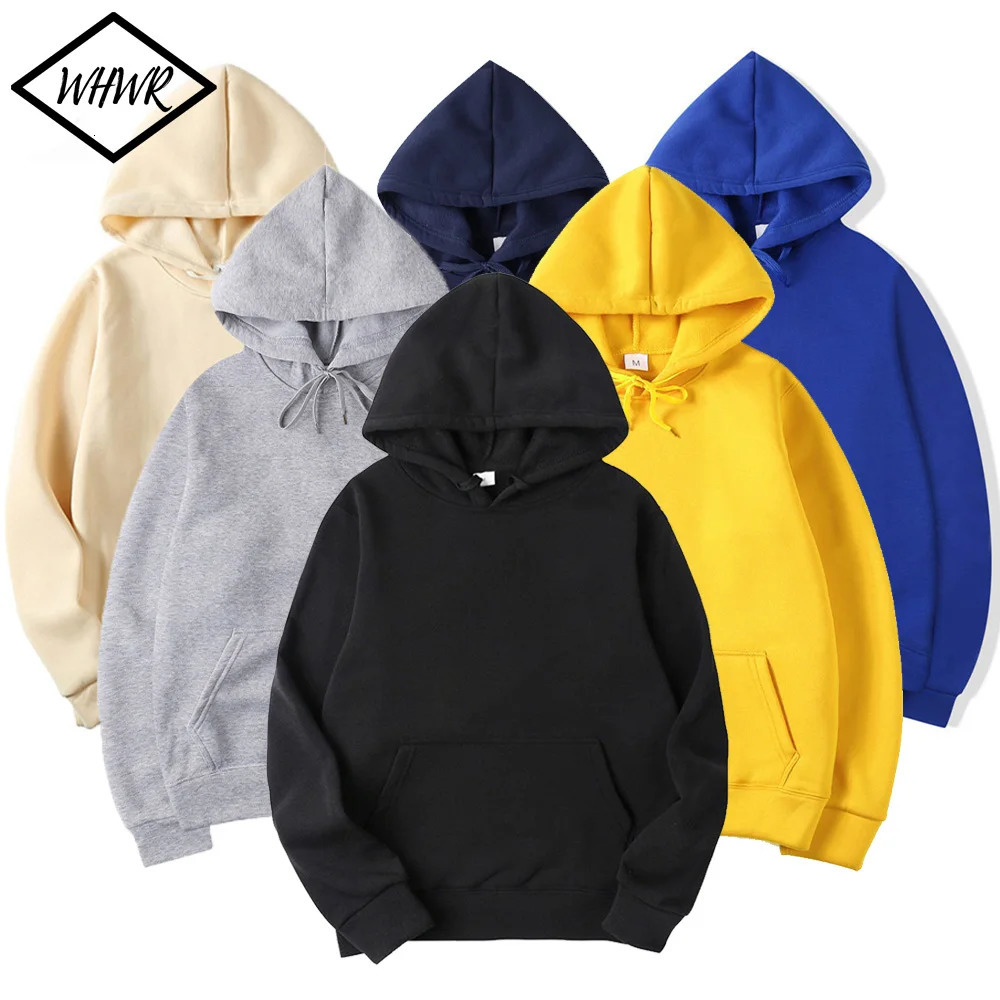 Spring Autumn Fashion Mens Womens Hoodie Casual Hoodies Pullovers Sweatshirts Top Solid Color Sweatshirt Male 260922