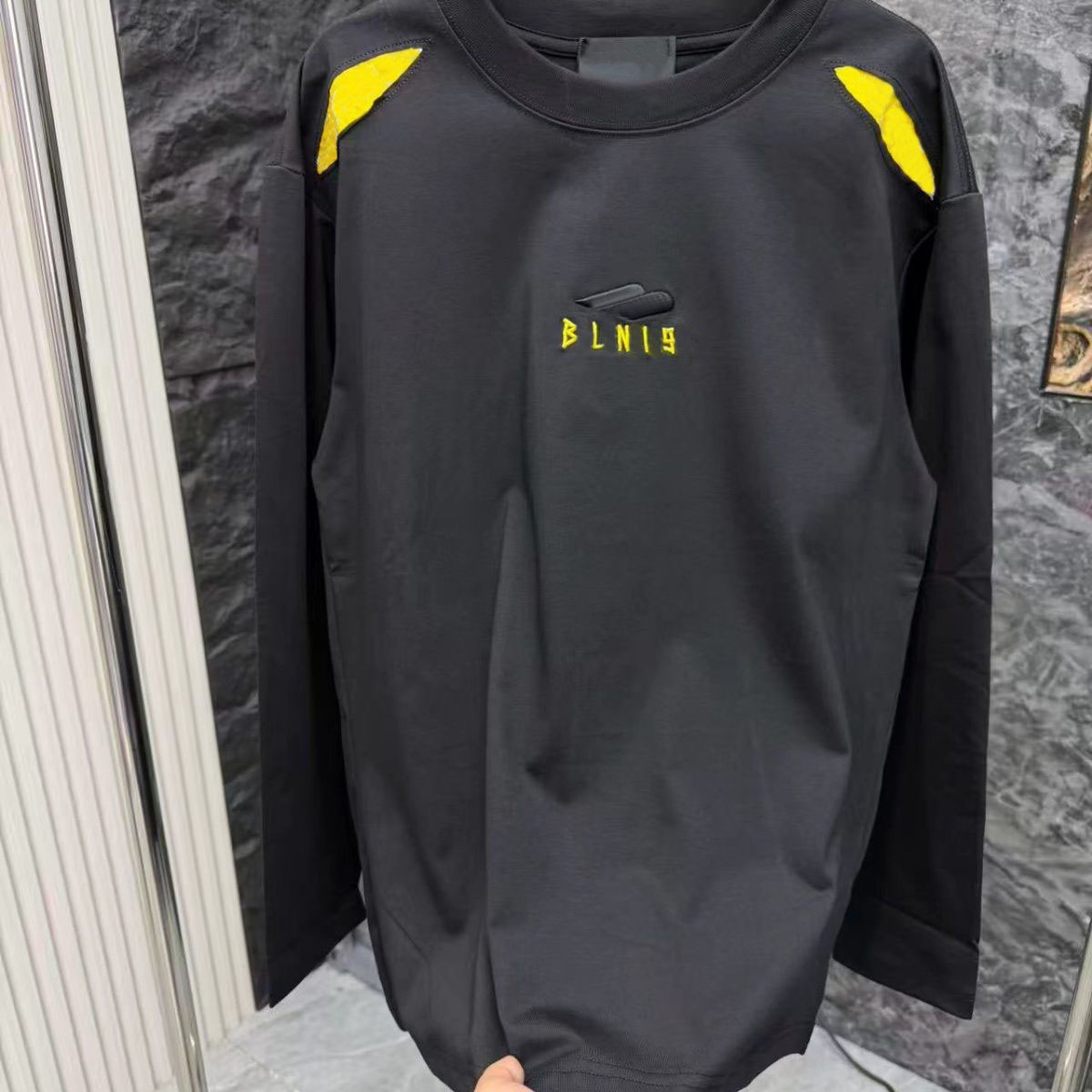 designer mens shirts men tshirt man tees womens t shirt letters long sleeved shirt fashionable solid color tops Retro Y2K Loose Casual Basic Top For