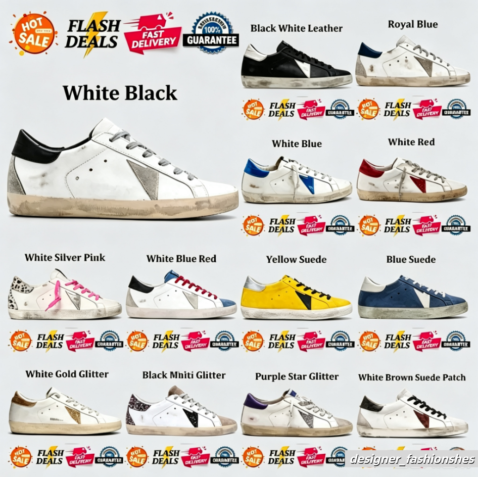 Vintage Distressed Star Sneakers Designer Suede Leather Patchwork Shoes Men Women Multicolor Retro Streetwear Casual Skate Trainers