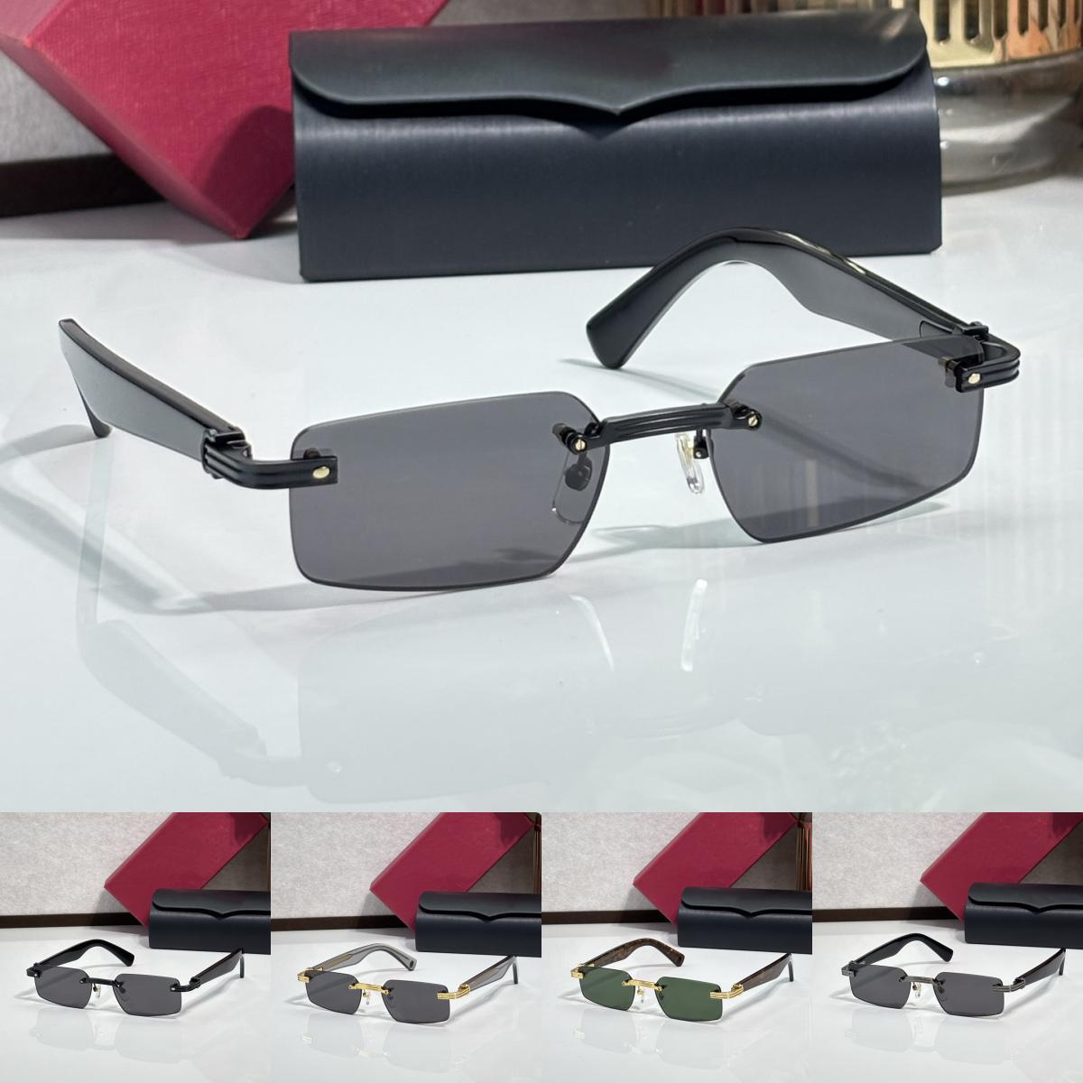 Thick Acetate Designer Sunglasses for Women Vintage Glasses Men Classic Square Trendy Handmade Luxury Sun Glasses Radiation UV400 Protection lunette