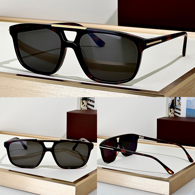 Luxury Pilots BRIANNA SUNGLASSES Fashion Women Designer Amber Frame Sunglasses Men Outdoor Sports Driving UV400 High Quality Glasses With Box