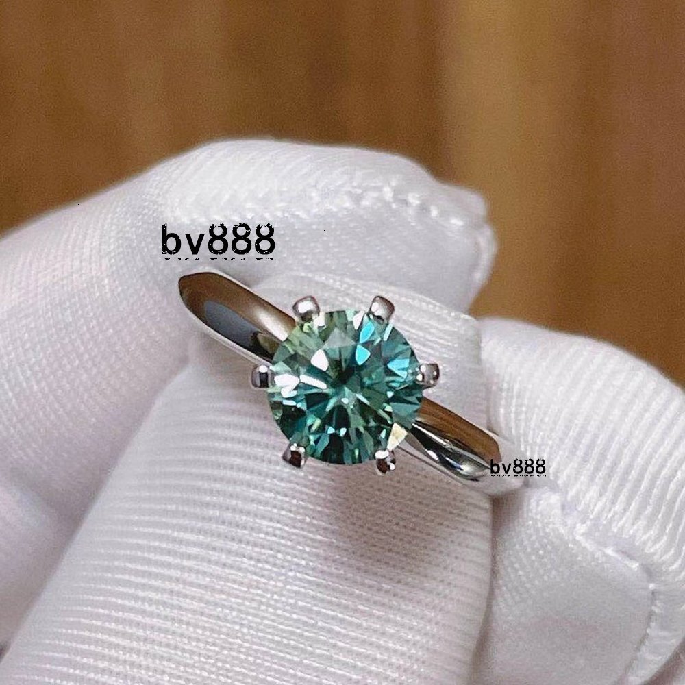 Moissanite Engagement Rings Excellent Quality Color 925 Sterling Silver Moissanite Wedding Ring