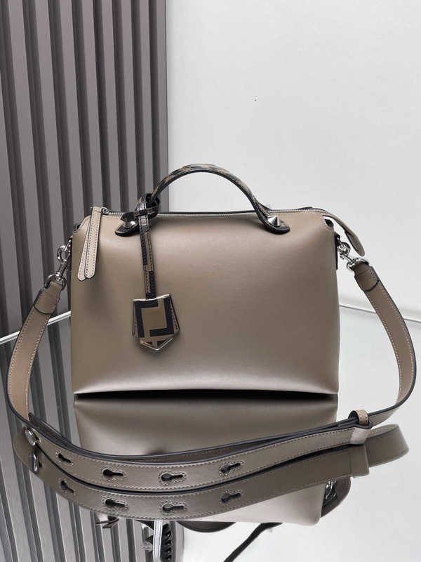 12A All-New Mirror Quality designer High-quality medium-sized Boston-style pillow bag carried hand worn crossbody bag made calfskin leather