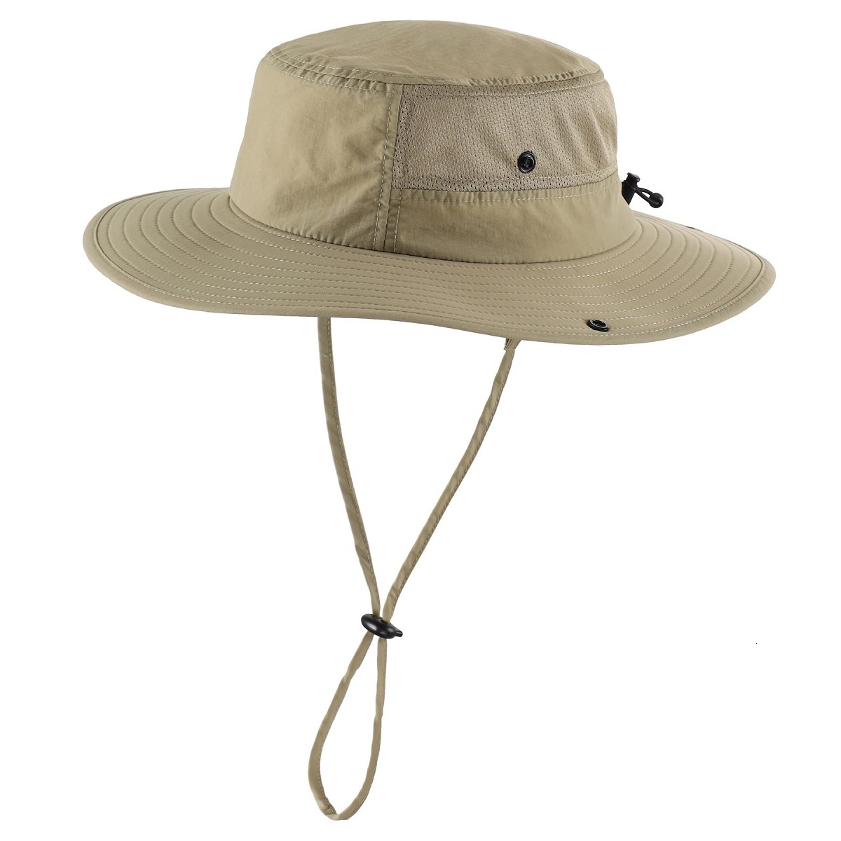 Connectyle Upf50+ Mens Sun Wide Brim Adjustable Womens UV Protection Beach Bucket For Fishing Hiking Snap Up Cowboy Hat