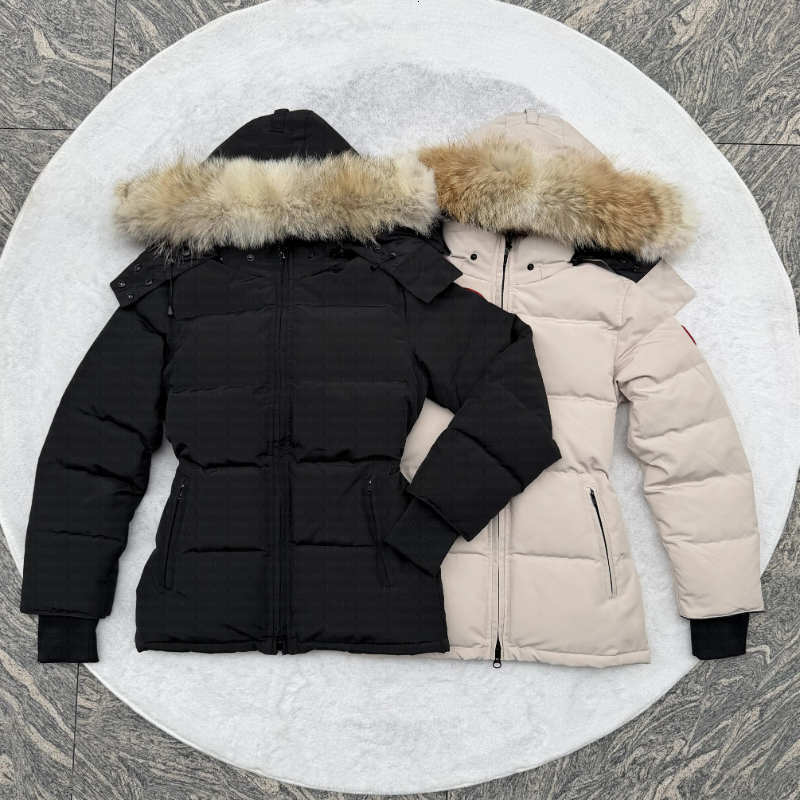 Women Puffer Jackets Designers Down Jacket Winter Parka Coats Real Wolf Fur Outdoor Wyndham Windbreaker womens autumn Large Coats Doudoune Femme wit