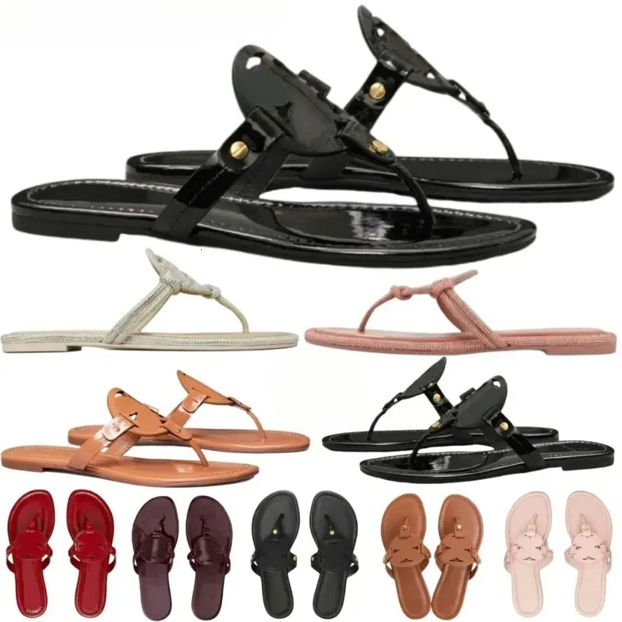 2027 Designer toryes Sandals Womens Flat Slippers Sandals Casual Shoes Luxury Beach Outdoor Sandals Summer Slidesc Pin Slippers Home Use luxury Slip