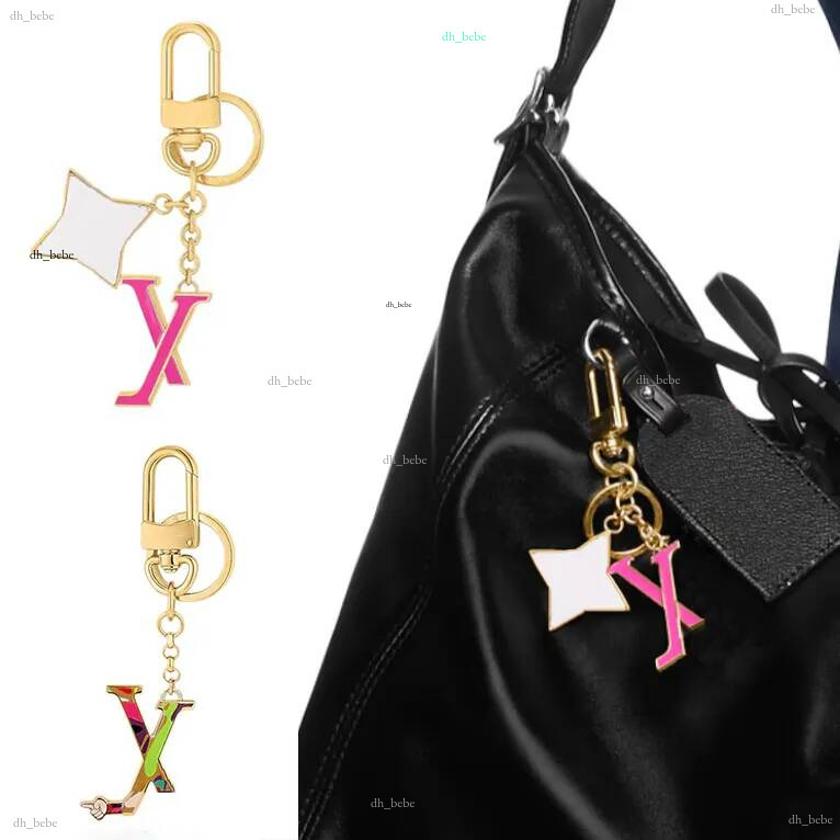 Porte-clés Sac Charm Lettres avec designers porte-clés haut voiture porte-clés hommes femmes boucle bijoux porte-clés sacs pendentif exquis