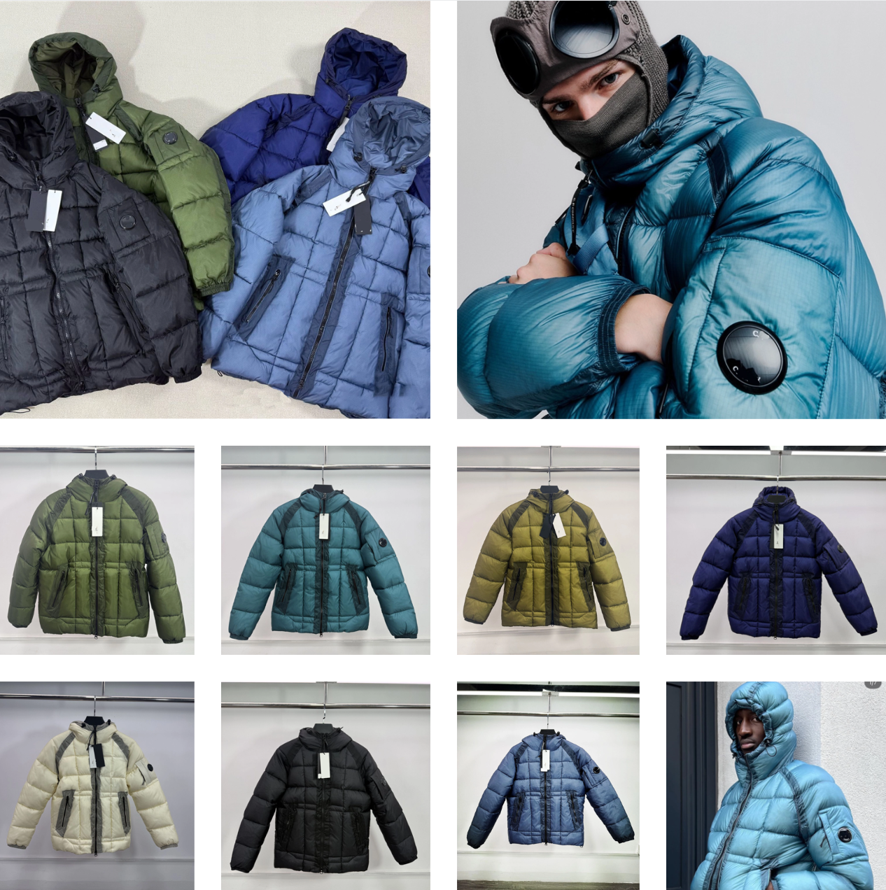 Puffer CP Vestes pour hommes Veste de costume d'assaut de printemps Designer Bougie Version correcte 1: 1 Pur coton Style de luxe Sports décontra