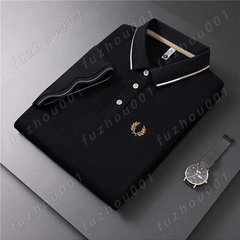 Freds Perrys Shirts Polos High Quality Designer fredity perrylies Shirt Embroidered Summer Fashion Tops Trend Casual cotton classic Business Brand T