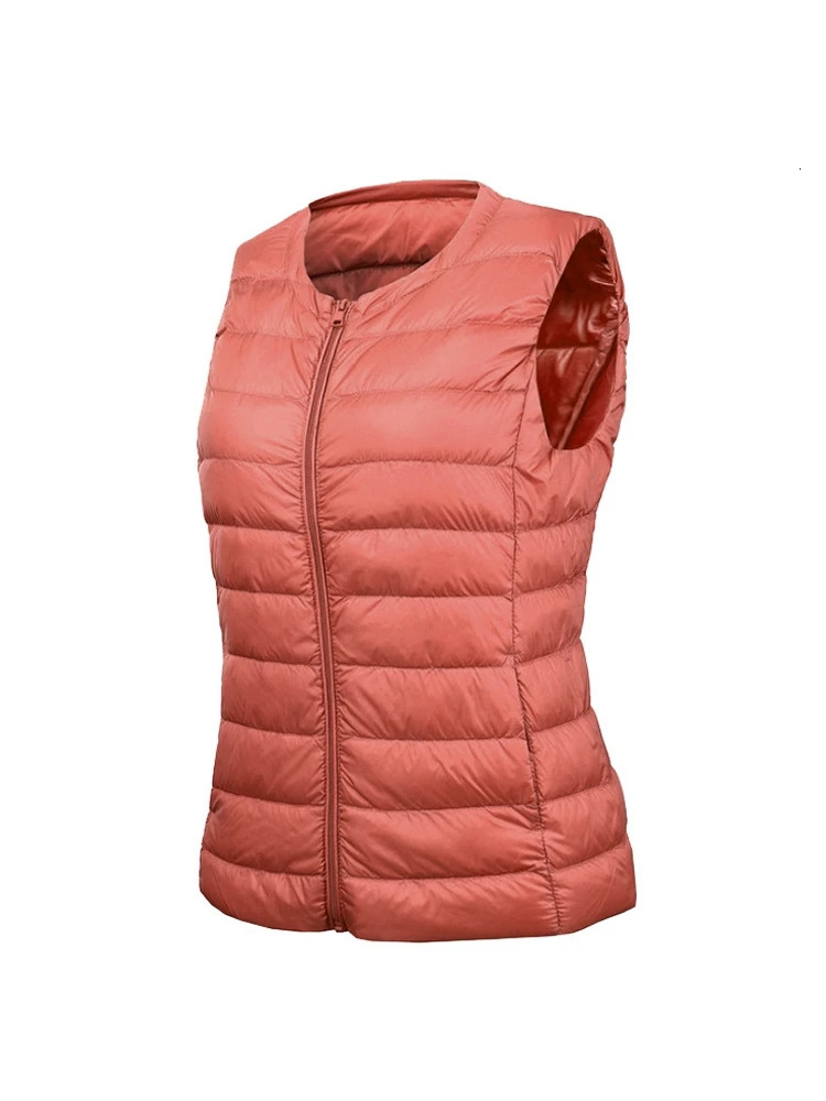 Bang 6XL 7XL 8XL Large Size Waistcoat Womens Warm Vest Ultra Light Down Women Portable Sleeveless Winter Liner 260923
