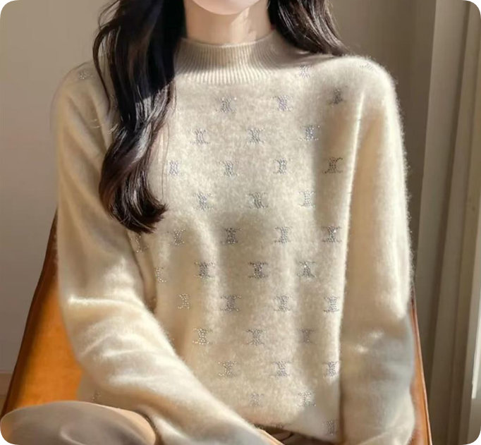 2026 Women's Sweaters Designer Sweaters Women Clothes Fashion Turtleneck Temperament Bottoming Shirt Loose All-match Knitting Pullovers Autumn