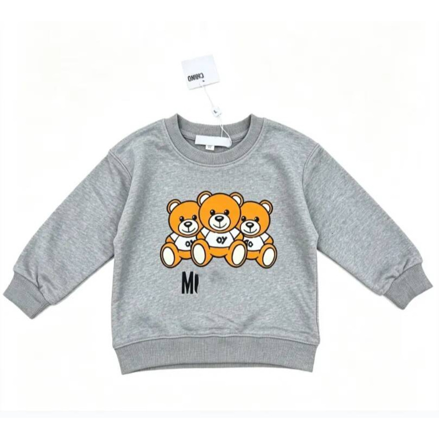 Boys Hoodie Lovely Designer Spring Autumn Kids Brand Sweaters Cartoon Bear Boys Girls hooded Long Sleeve Sweatshirts Luxury Children Pullover Sweats