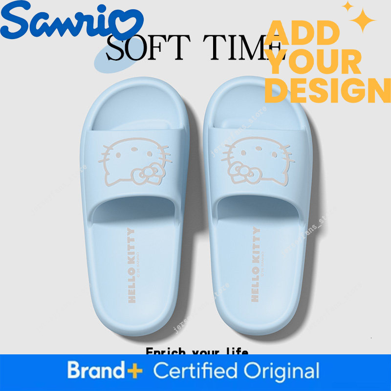 Sanrio and Odor-Resistant Slippers for Women, Summer 2026 New Model, Home Bathroom Anti-Slip Cute Kt Cat Eva, Can Be Worn Outside 8f