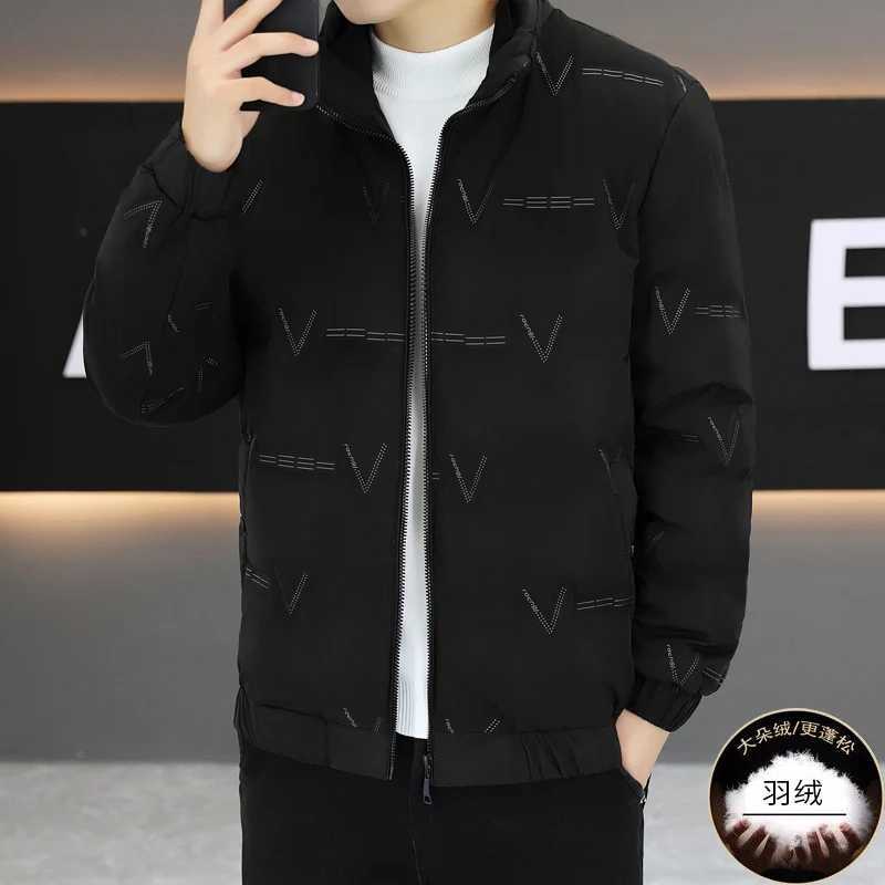 Men Men's Winter Down Parkas Down Jacket 2025 Hip Hop Short Styles Stand Up Collar White Duck Down Jacket Trendy Casual Warm Down Coats C260922