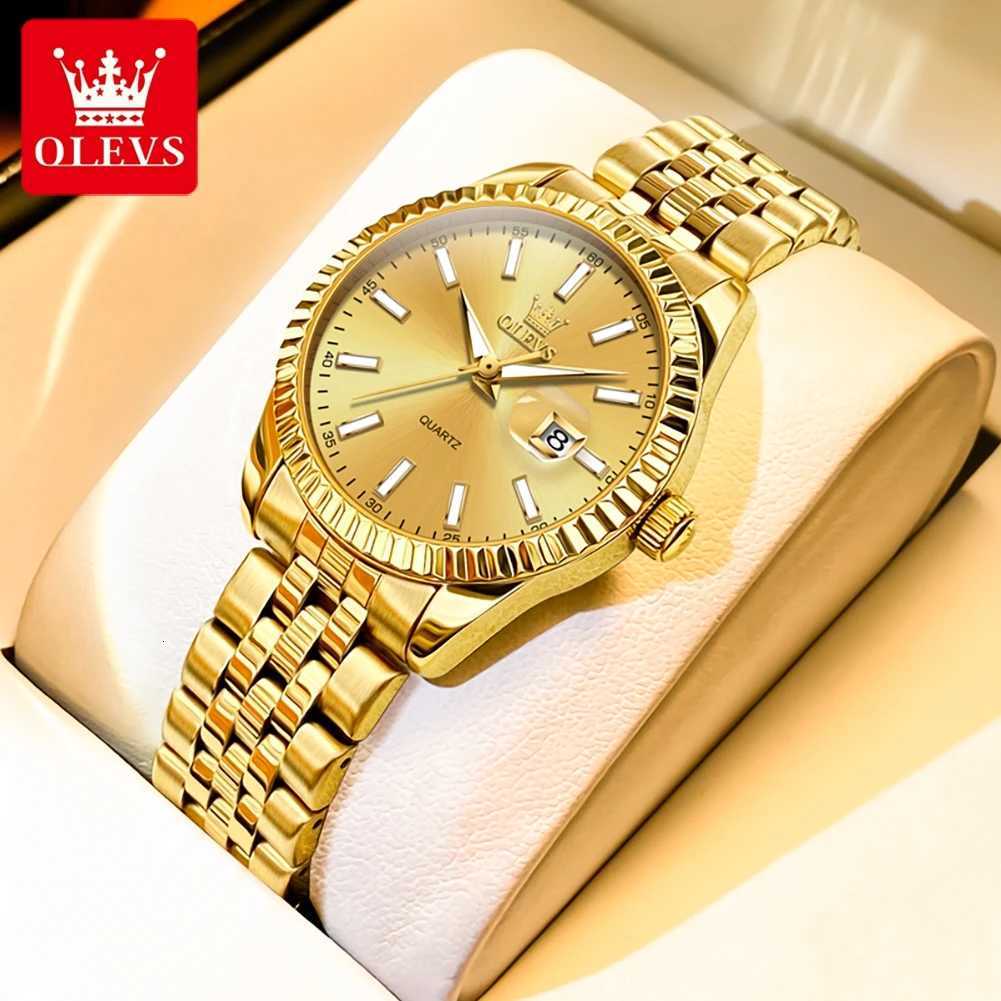 Women's Watches OLEVS 5593 Quartz Women's Watch Waterproof Luminous Scale Business Elegance Ladies Wristwatch Luxury Brand Watch for Women