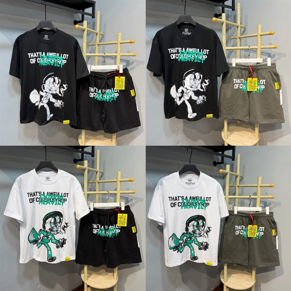 2026 T-shirt di alta qualità COUGH SYRUP per camicia da uomo in tessuto emozionale per uomo e donna