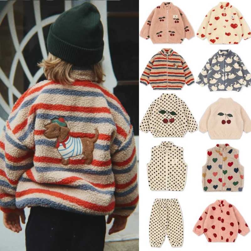 Clothing Sets Children's Jacket 2026 Fall And Winter New Fashion Cartoon Cute Girl Jacket Cotton Warm Leisure Boys Jacket Children's Cloth