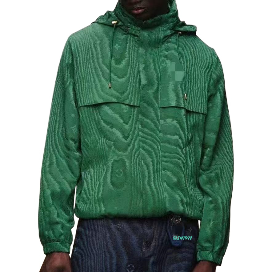 20261V autumn/winter new men's jacket, hooded jacket with tree texture design, men's casual warm jacket
