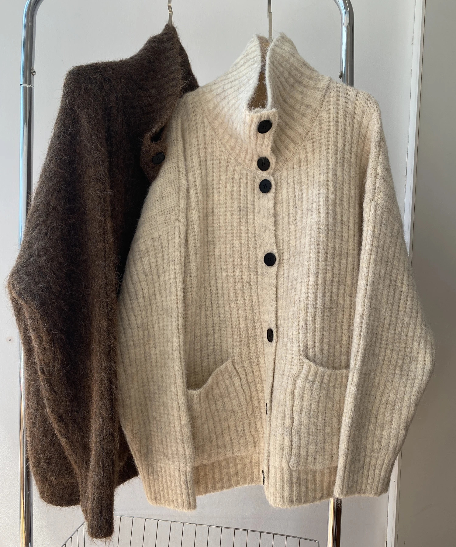Lazy style turtleneck sweater for women's coat in autumn and winter loose soft knitted top thick 260923
