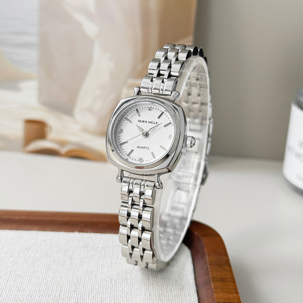 Women Wrist Watch DUKE NICLE Light Luxury Square Small Dial Women's Quartz Waterproof Watch, Simple, Quartz Casual, Stylish Ladies And Versatil