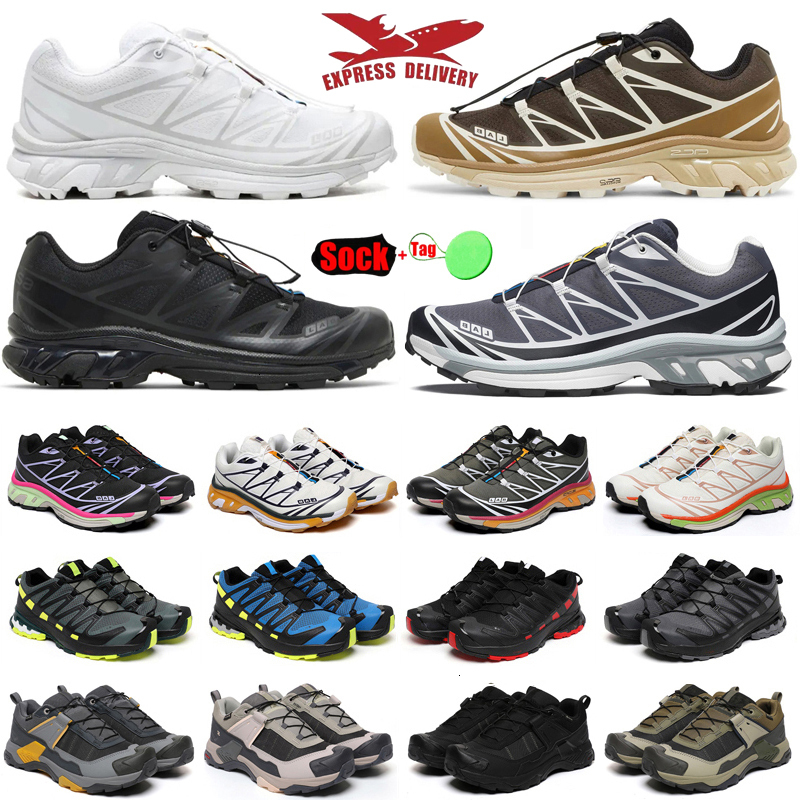 Designer Trail Running shoes Xt6 XA Pro 3D XT-6 ADV ULTRA 5 Mens Womens Sneakers Triple Black White Silver Grey Brown Sports Fashion Outdoor Mountai