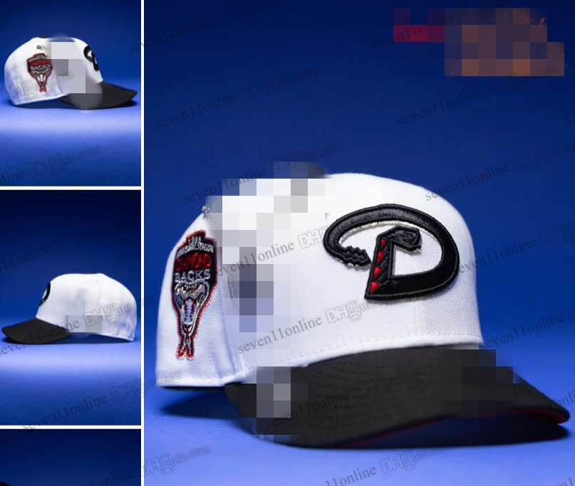 Designer Baseball A-Frame Diamondbacksed Adjustable Hat Men's Bucket Vintage World series athletics Sport Snapback Caps trucker cap fitted Chap