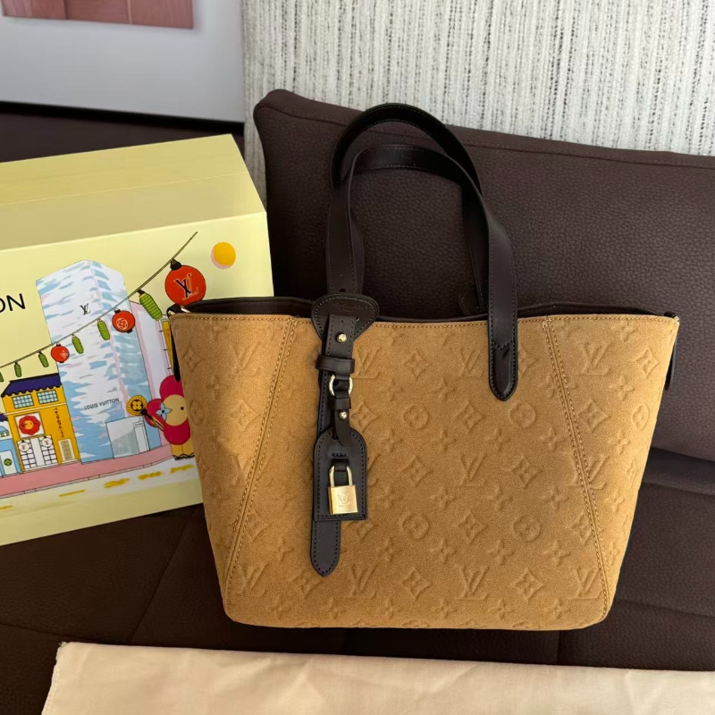 autumn and winter fashion multiple men's and women's shoulder bags, double shoulder shopping bags, layered cowhide high-end business bags,