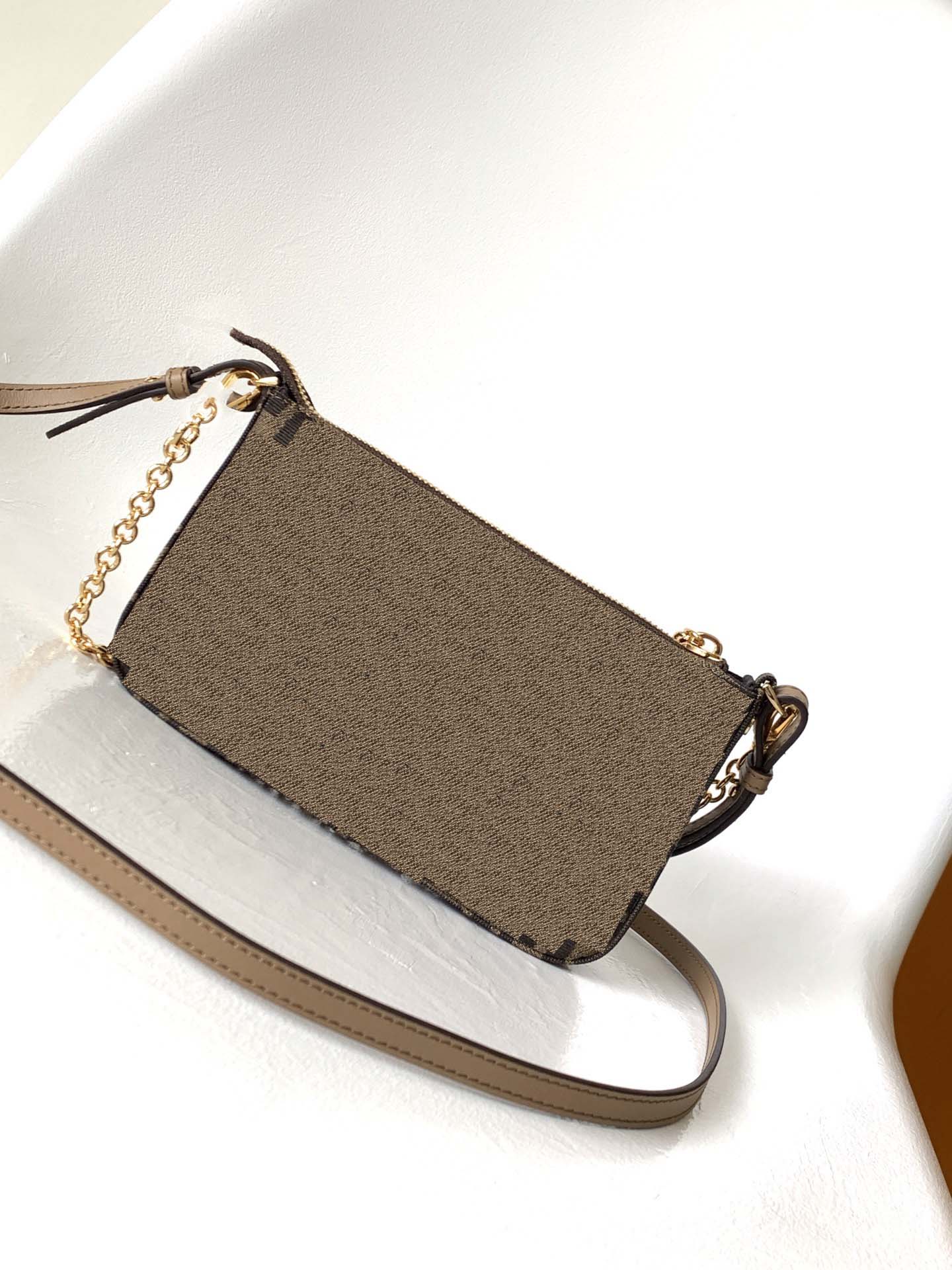 Mini sac à bandoulière motif Vintage pour femmes, sac Hobo avec chaîne en métal doré, fermeture éclair, porte-monnaie pour téléphone pour le Shop