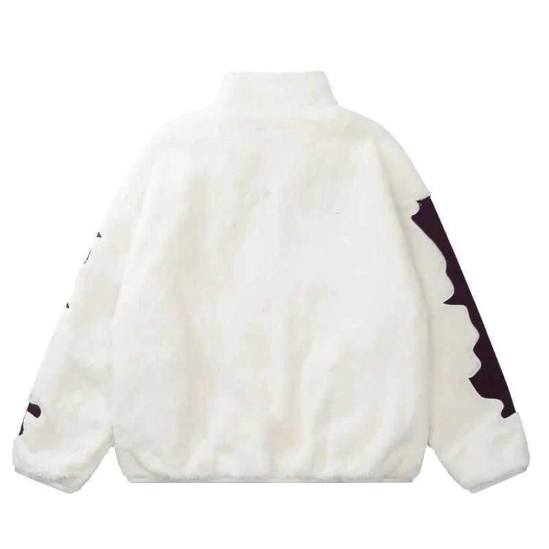 Down Parkas Y2K Retro Men's Spliced Embroidered Cotton Coat Winter Warm American Loose 2024 Stand Collar Contrast Color Men's Top C260922