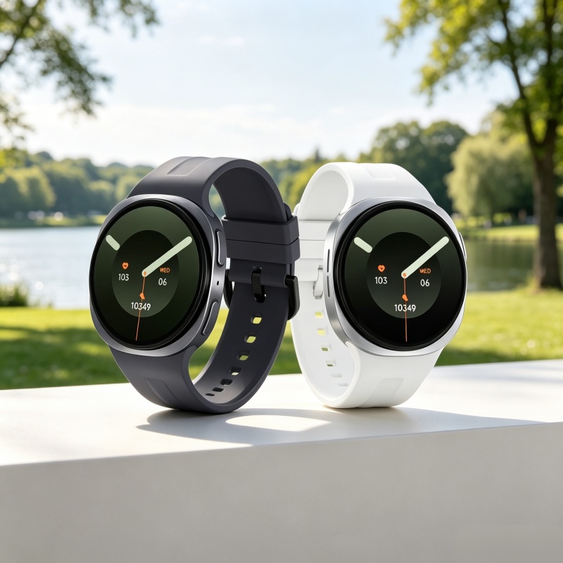 For Galaxy Watch 7/8/9 and watch Ultra series: 44mm/47mm dial, HD display, Bluetooth calling function, silicone protective case.