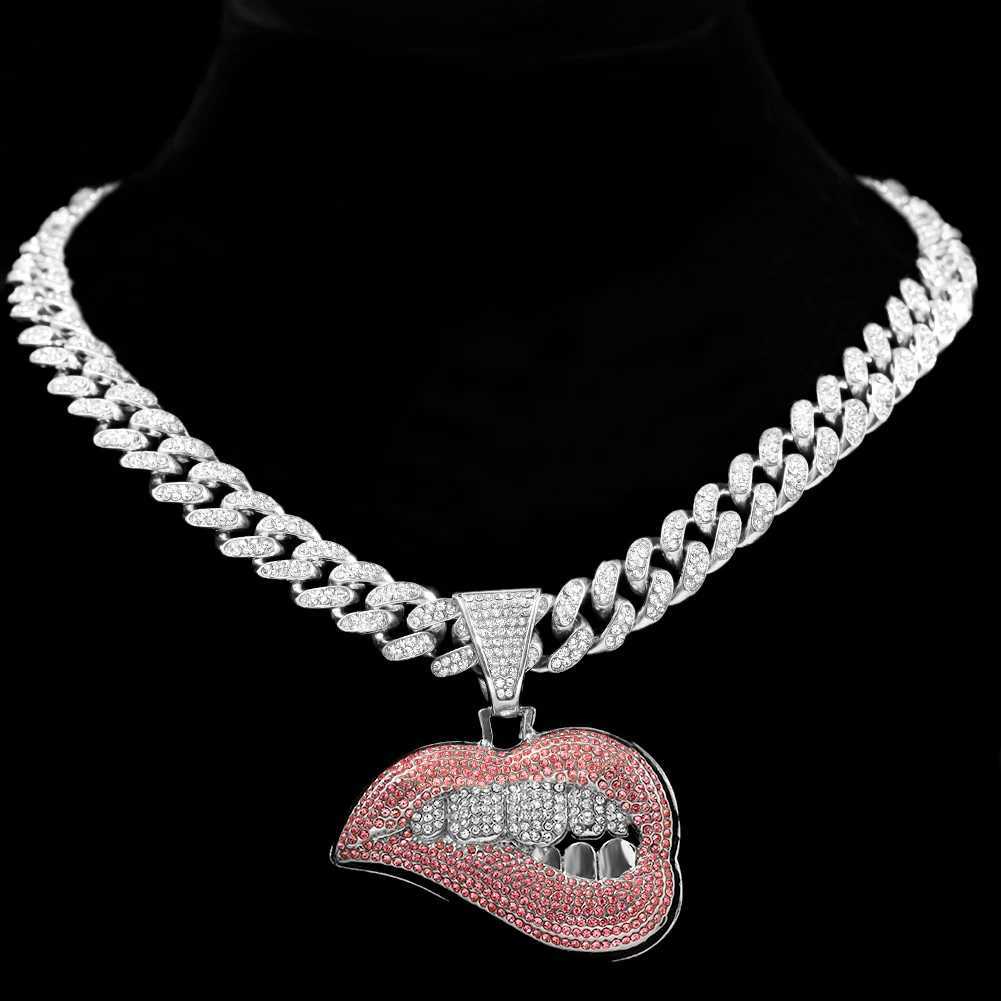 Cuban Chains HipHop d Out Link Chains for Men Wen Necklace Bling Cuban CZ Stainss steel Chain Necklace Pendant Whosa Jewelry N260922