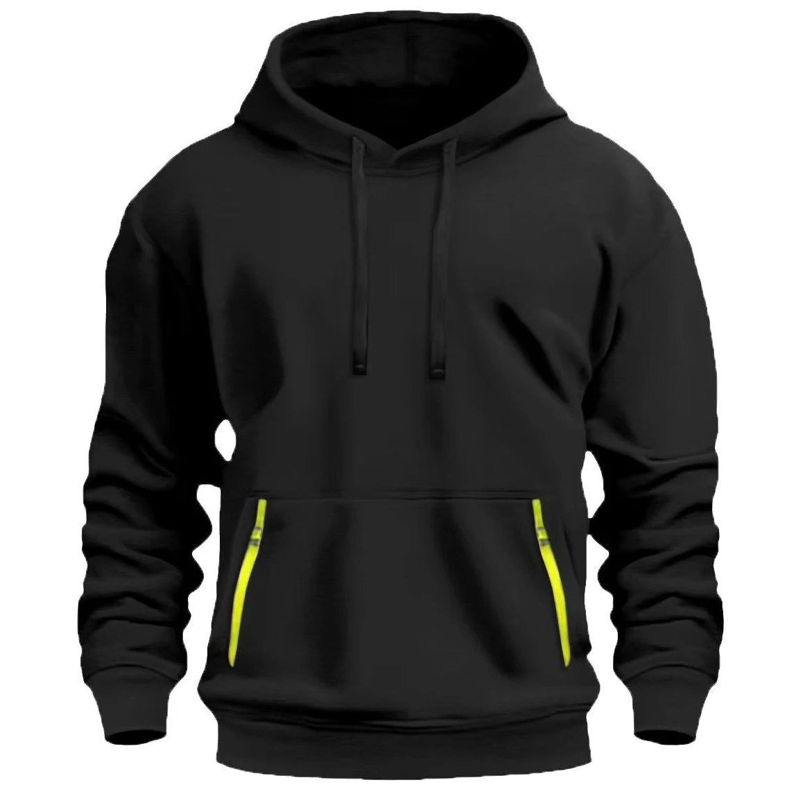 Mens and Womens Solid Color Pocket Fleece Hoodies Sports Fitness Sweatshirts Fashionable Casual Plus Size Pullovers Top 260922