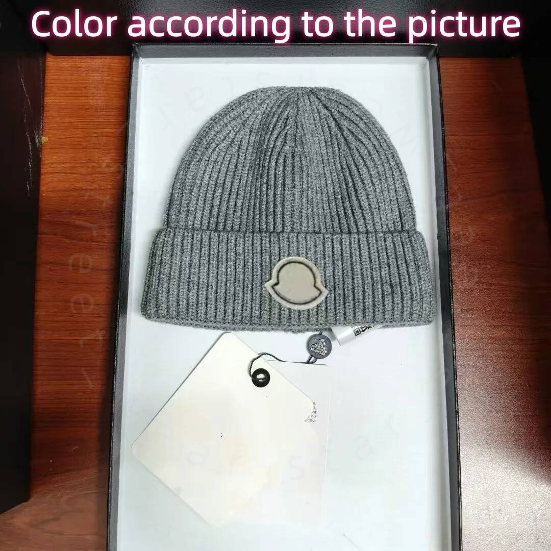 maya High quality women designer beanie hats luxus mutze winter boy bonnet femme ski warm knit mens wooly mon hat f3a Knit Beanie